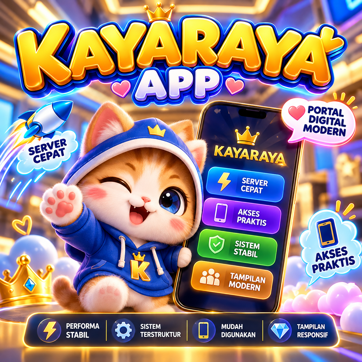 KAYARAYA: Portal Digital Modern dengan Sistem Server Cepat dan Praktis